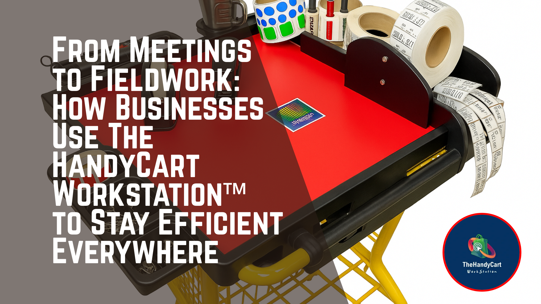 From Meetings to Fieldwork: How Businesses Use The HandyCart Workstation™ to Stay Efficient Everywhere