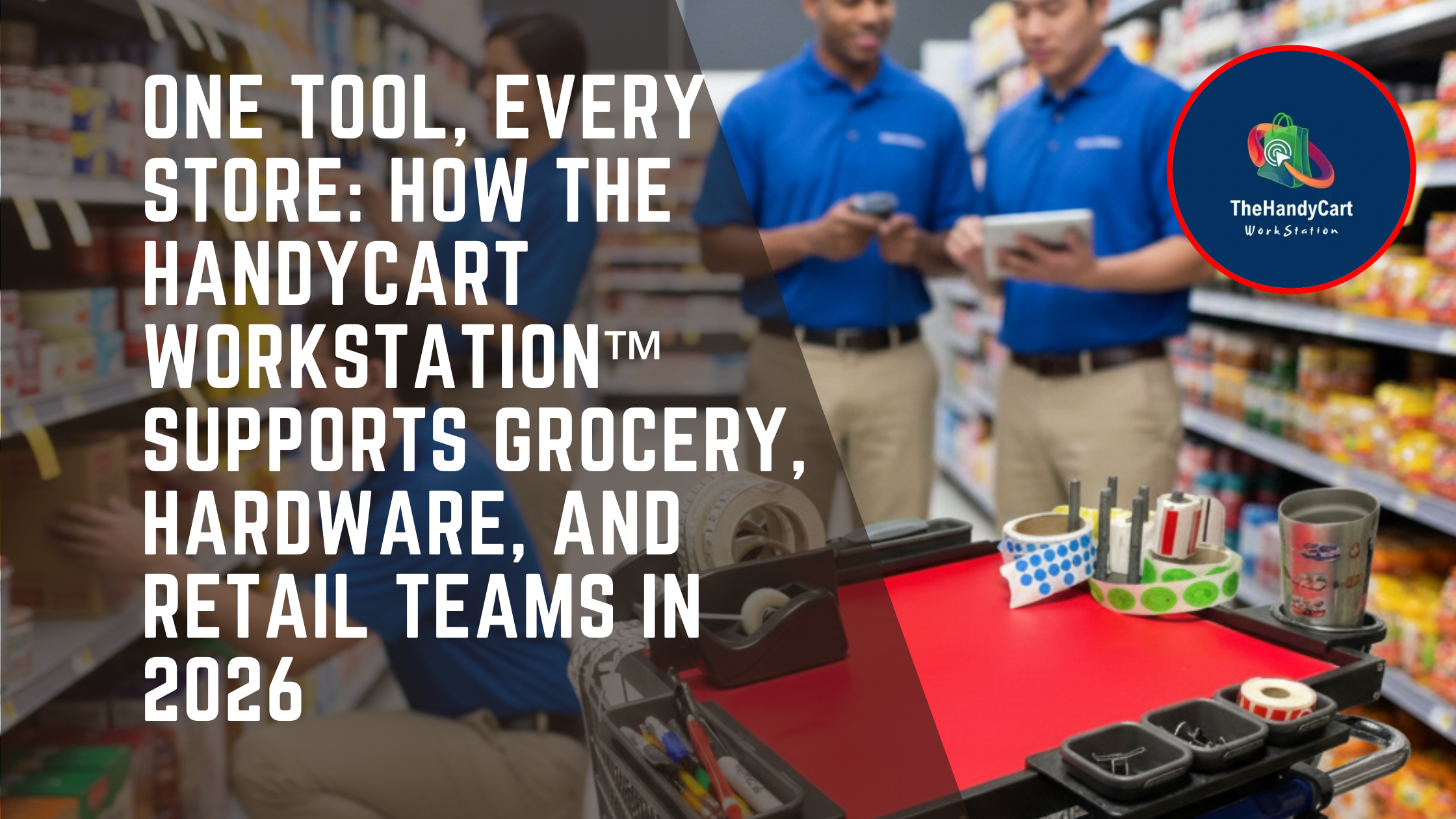 One Tool, Every Store: How The HandyCart Workstation™ Supports Grocery, Hardware, and Retail Teams in 2026