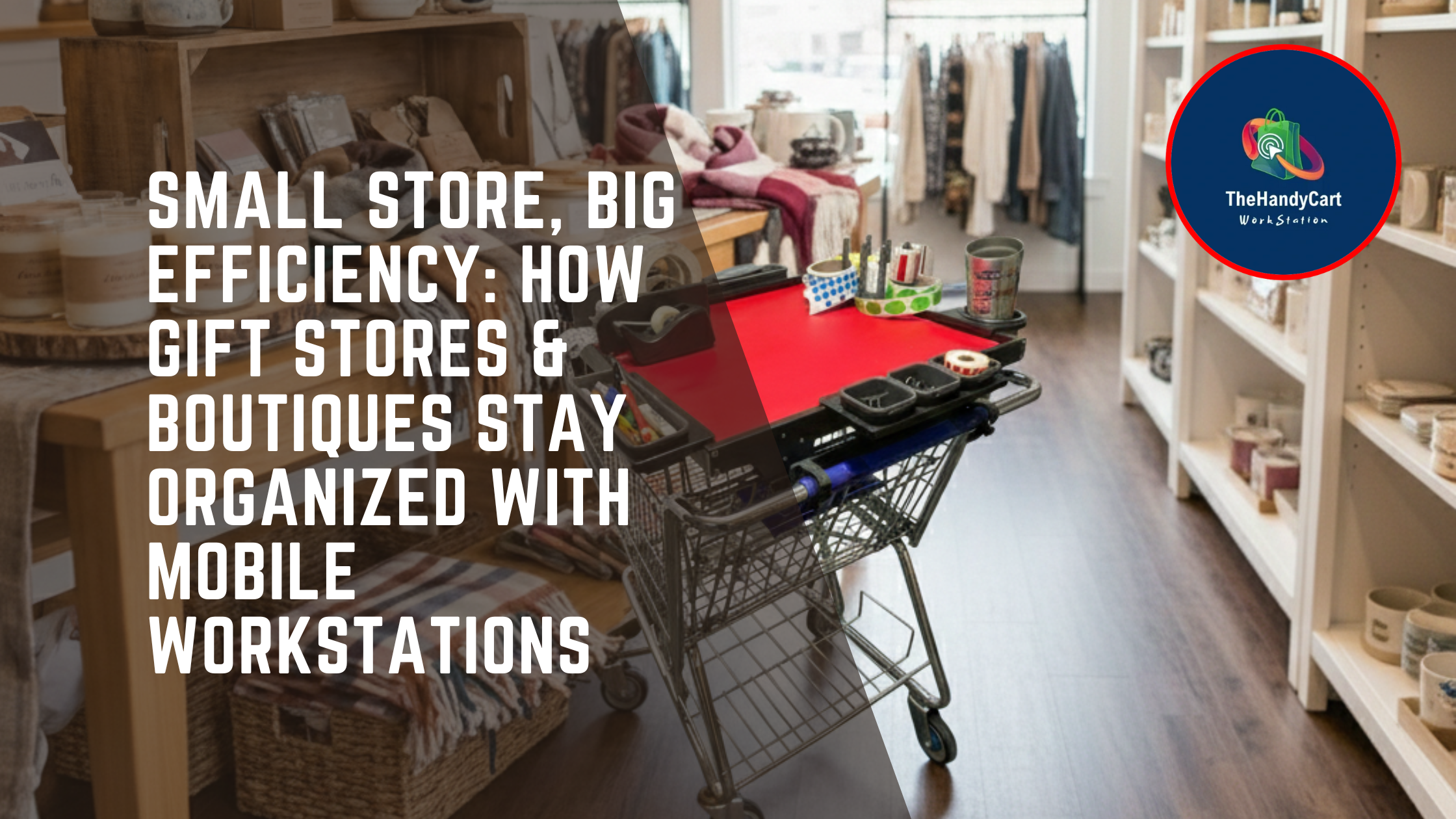 Small Store, Big Efficiency: How Gift Stores &amp; Boutiques Stay Organized with Mobile Workstations