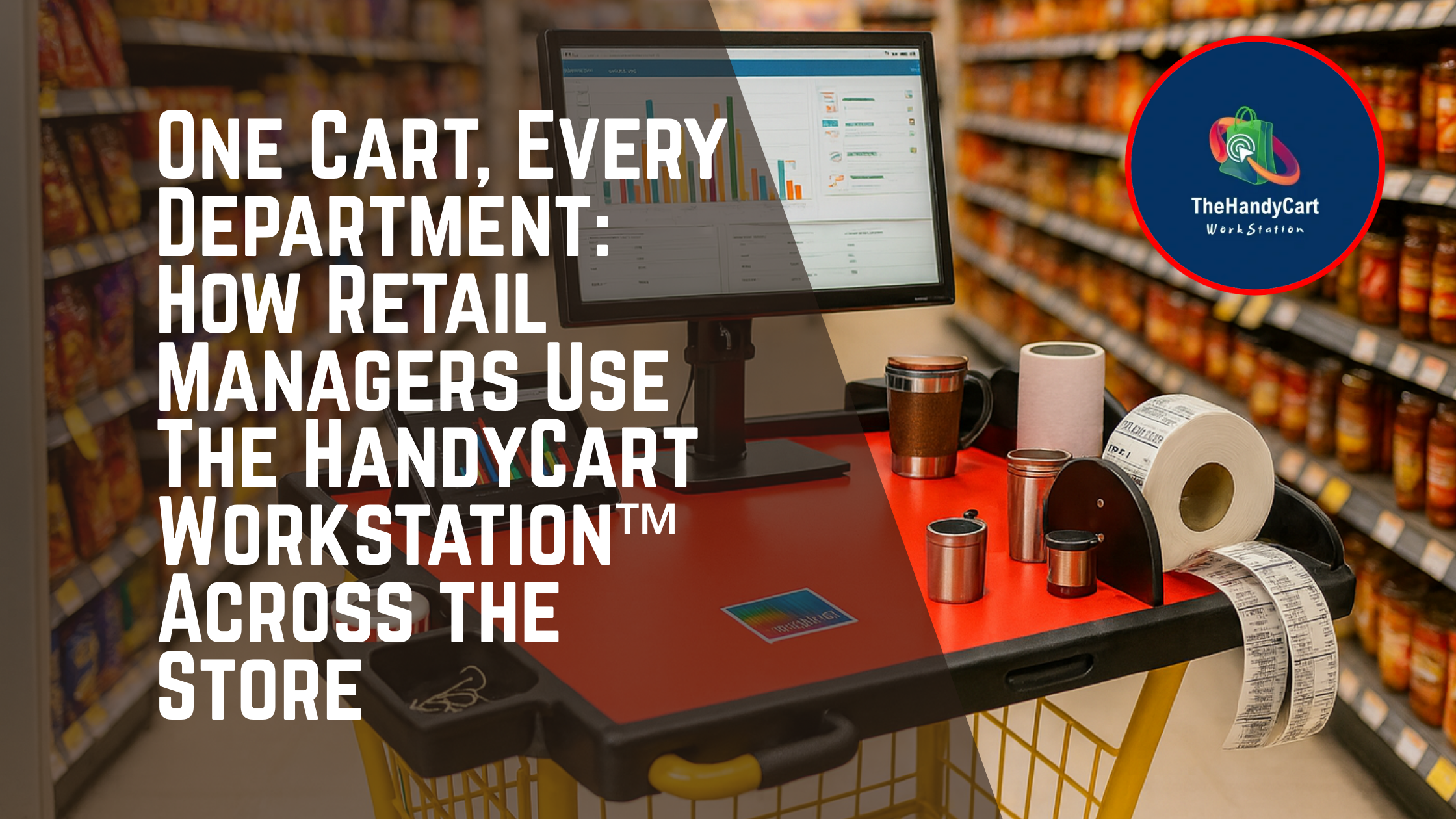 One Cart, Every Department: How Retail Managers Use The HandyCart Workstation™ Across the Store