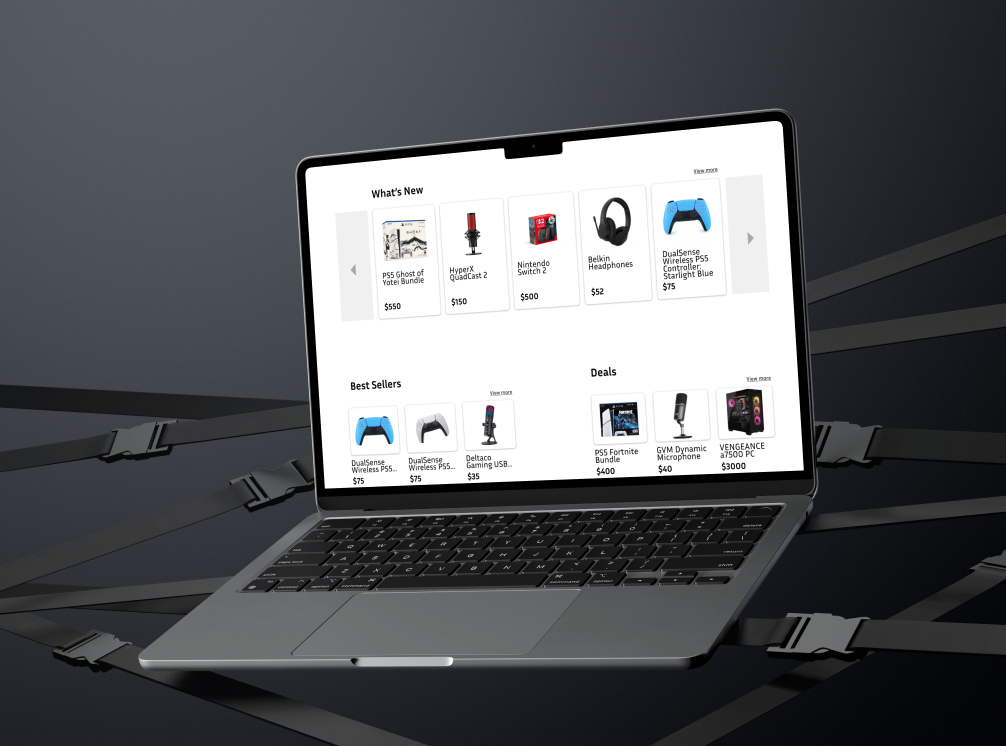 Gamesharks Web Design