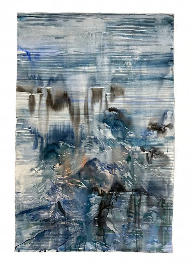 Tides #1
watercolor on paper
Size: 43 x 29 in
