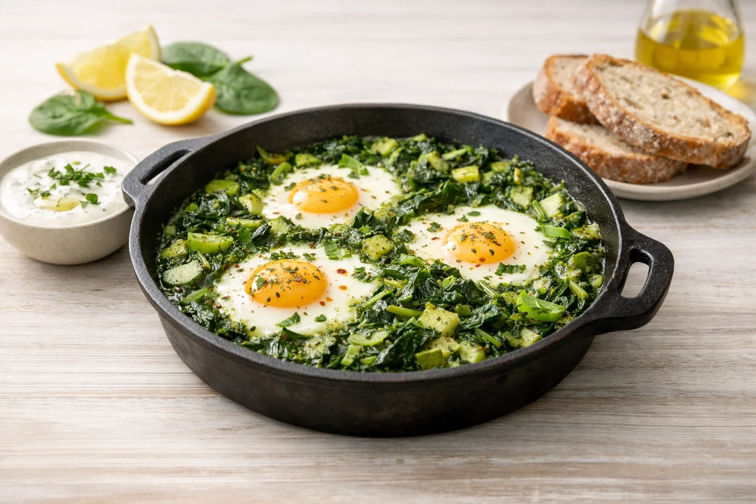 Breakfast | Green Shakshuka for Gut Health