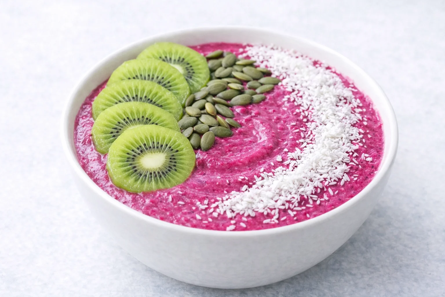 breakfast | Vibrant Renewal: Pink Dragonfruit Smoothie Bowls for Gut Health