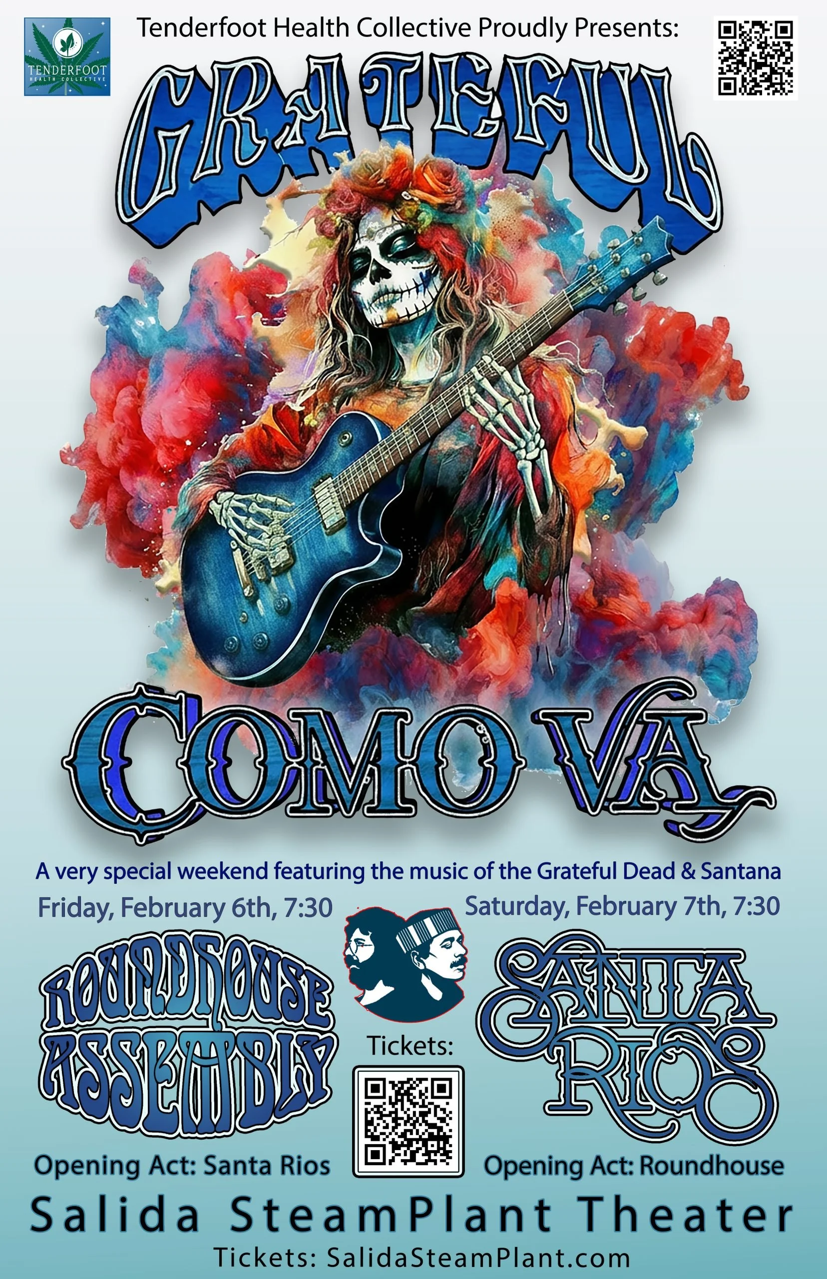 Grateful Como Va | Headliner: Roundhouse Assembly | Support: Santa Rios