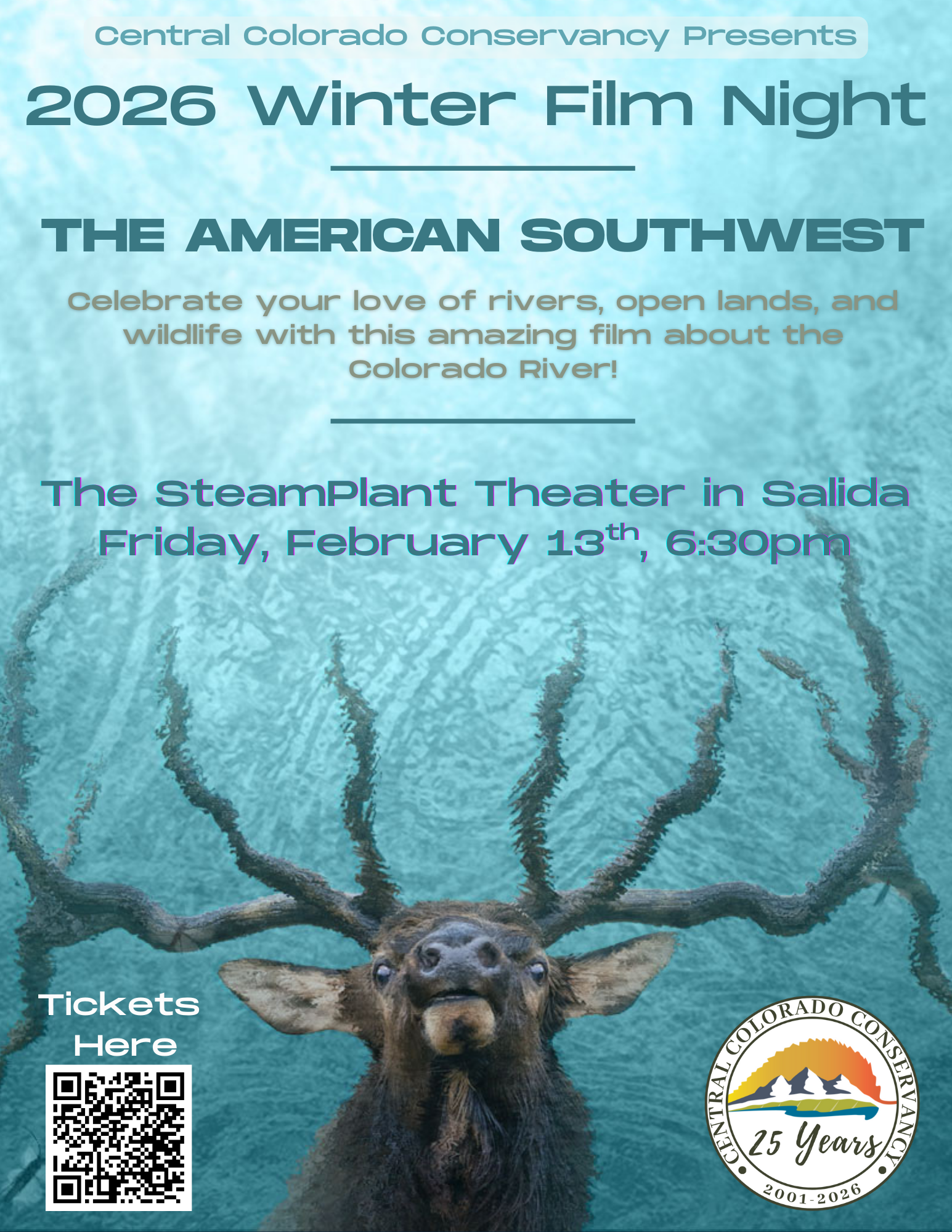 Central Colorado Conservancy 2026 winter film night