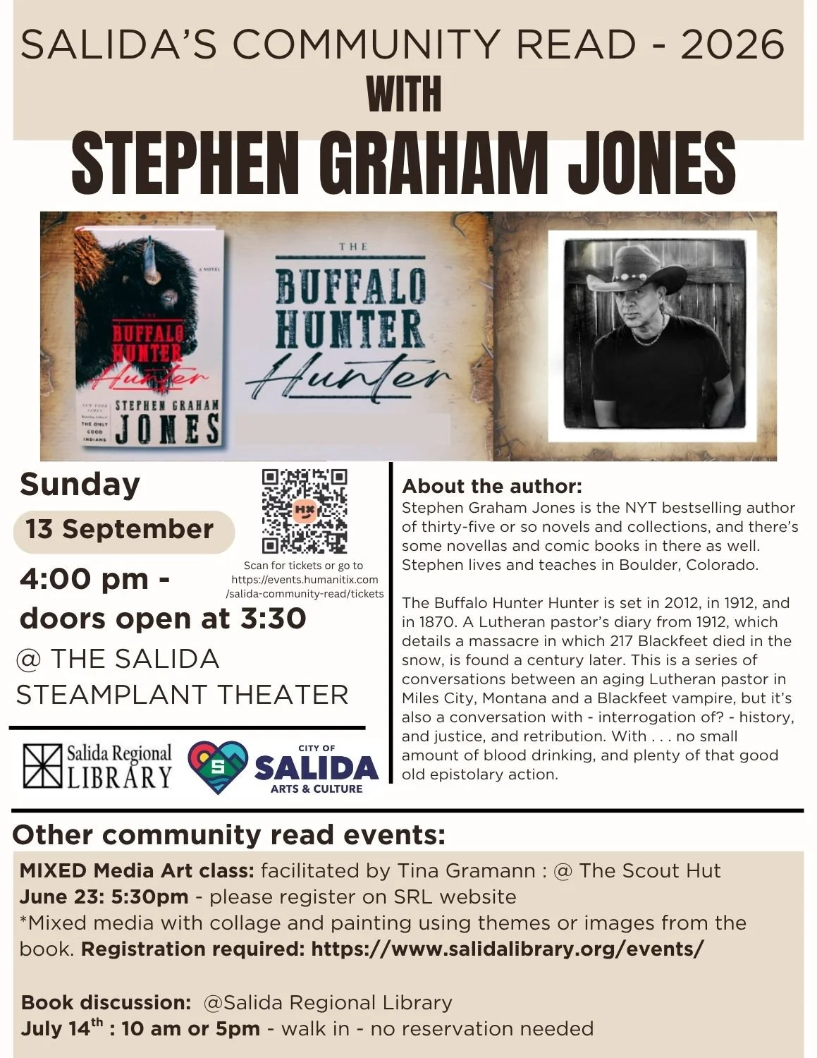 Salida Community Read Author Talk