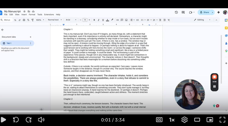 How to Format Your Novel Manuscript in Google Docs (Quick Guide)