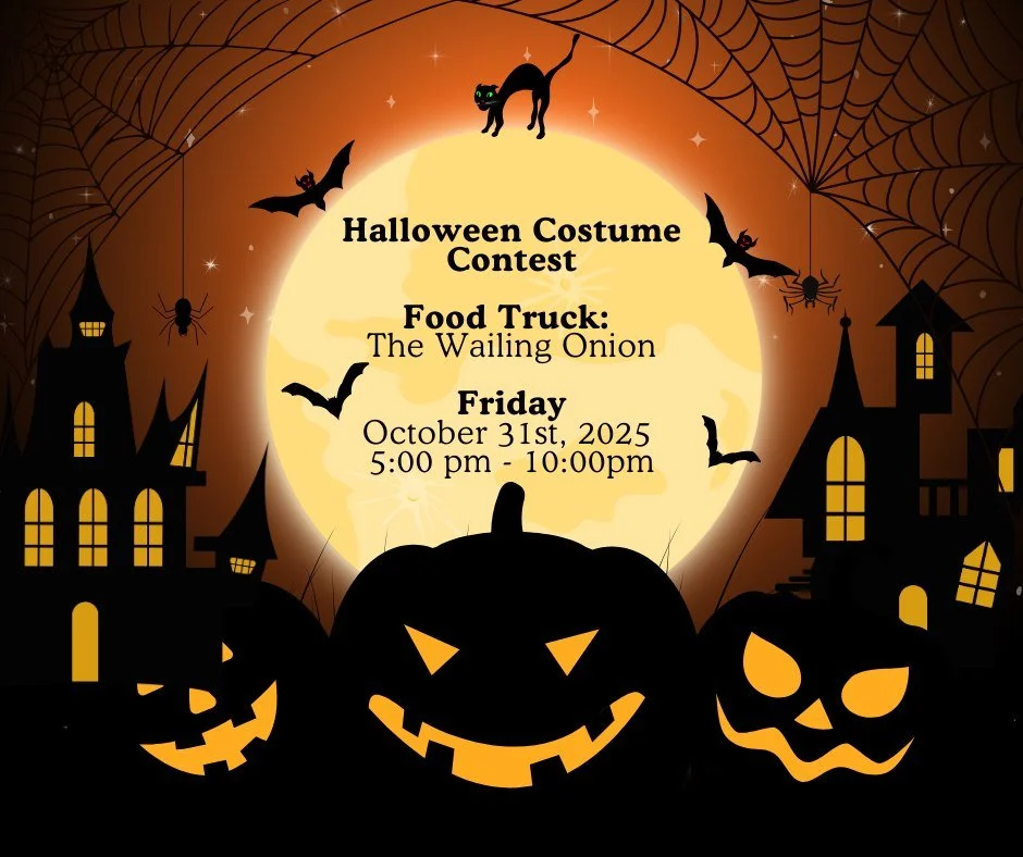 🎃 Get Ready to Feast This Friday at 1861 Wine Lounge! 👻

We&rsquo;re rolling into the weekend with The Wailing Onion food truck &mdash; serving up mouthwatering eats that are to die for! 🧅🔥

🍔 Food Truck: The Wailing Onion
🕔 Friday, October 31 