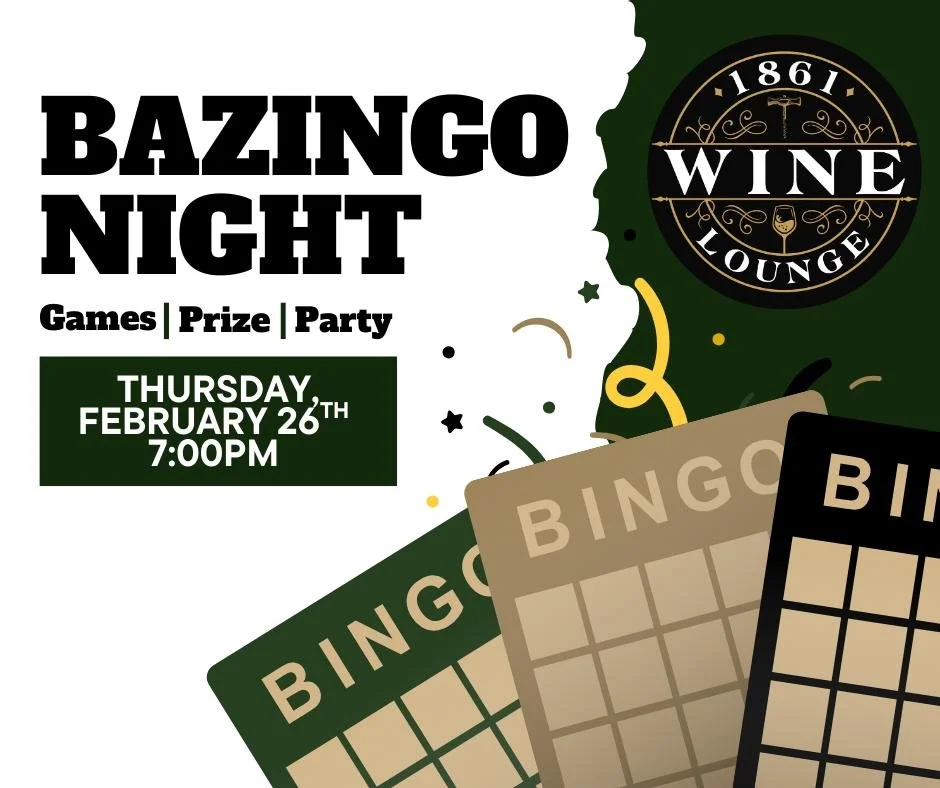 🎉 Bazingo Night is Back! 🎉

Join us Thursday, February 26th at 7:00 PM for a night of fun, laughter, and prizes! We&rsquo;re shaking things up Bingo is now Bazingo! Same great game, just a little more excitement.

Don&rsquo;t miss out  bring your f