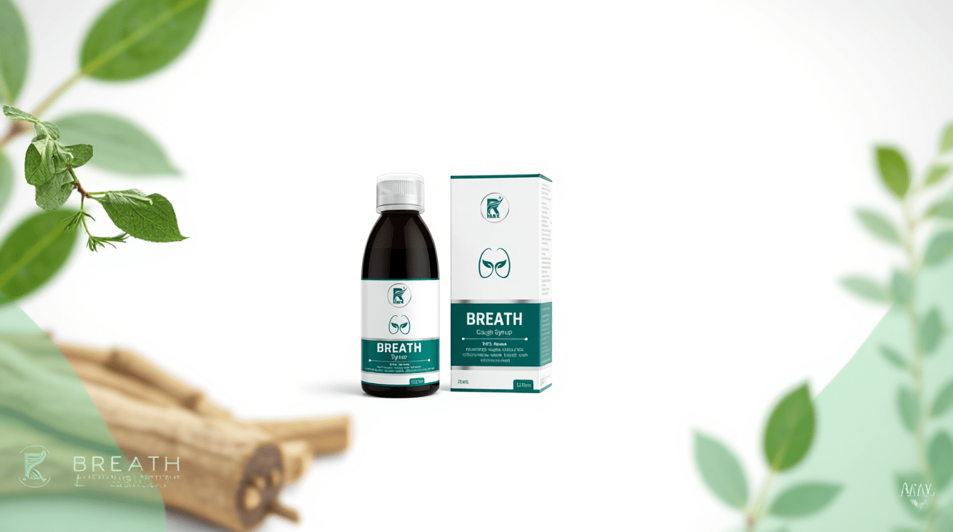 Breath Cough Syrup Soothing, Natural Relief with the Comfort of Honey