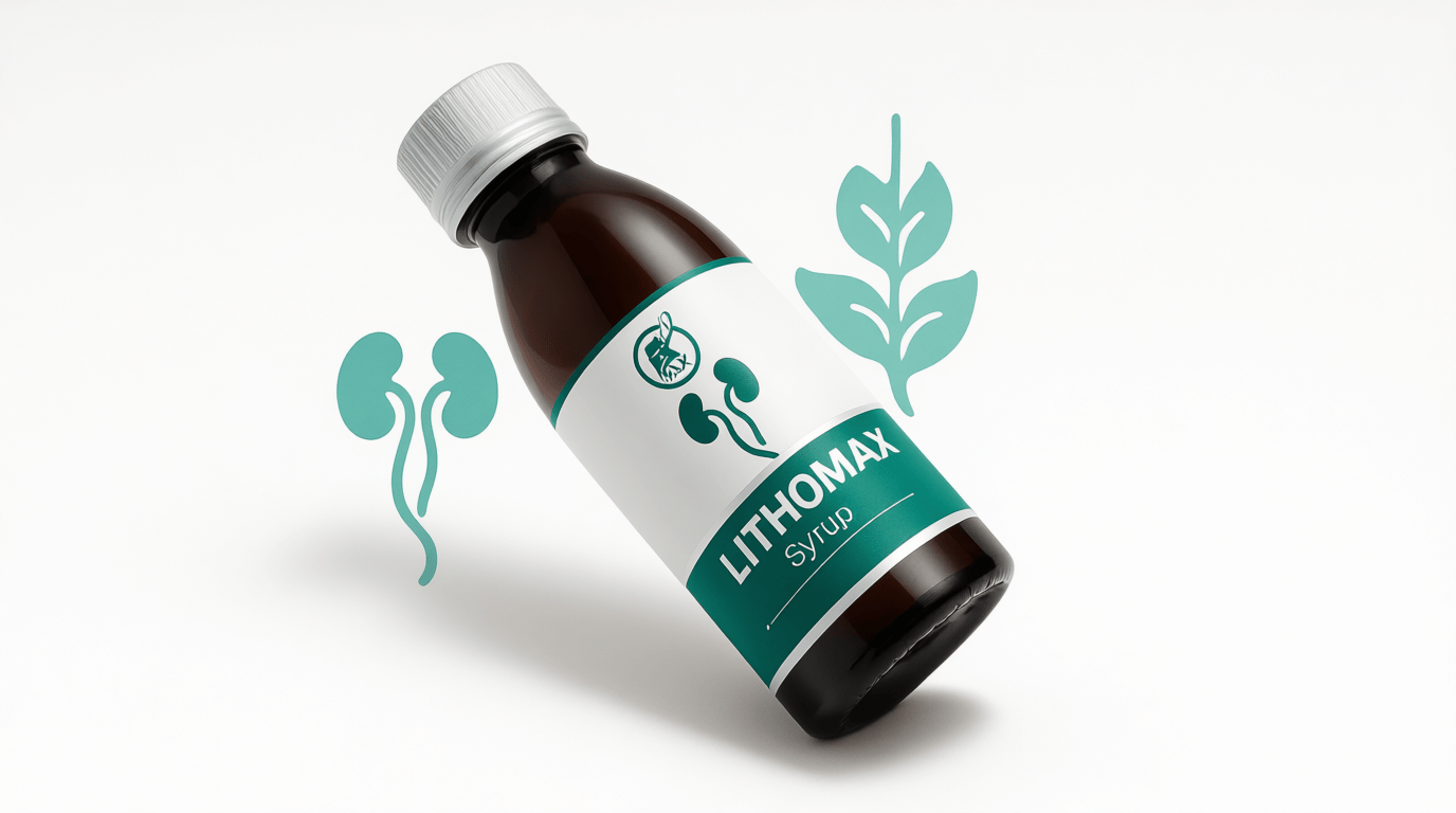 Lithomax Syrup Natural Support for Kidney Stones & Urinary Tract Health