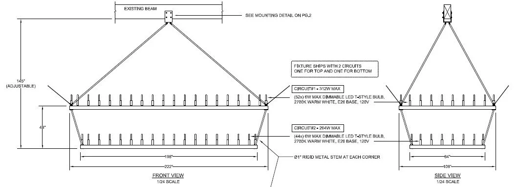 JW MARRIOTT SAN ANTONIO PORTE COCHERE CHANDELIER