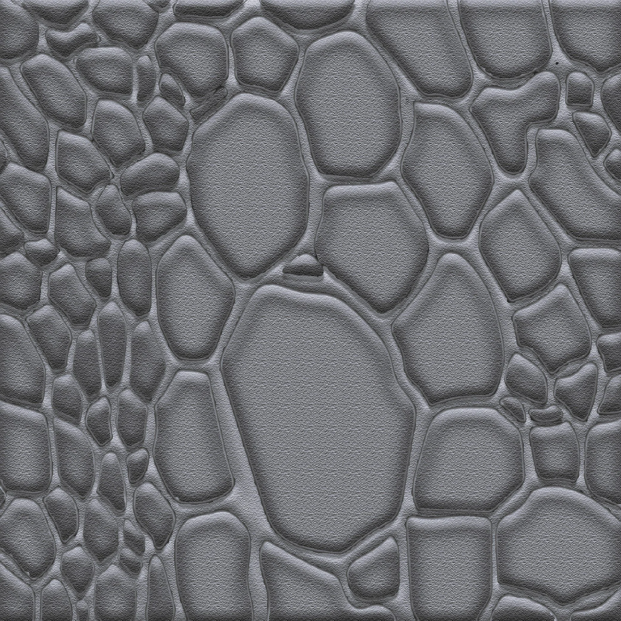 Close-up image of a stone wall with irregularly shaped stones fitted together.