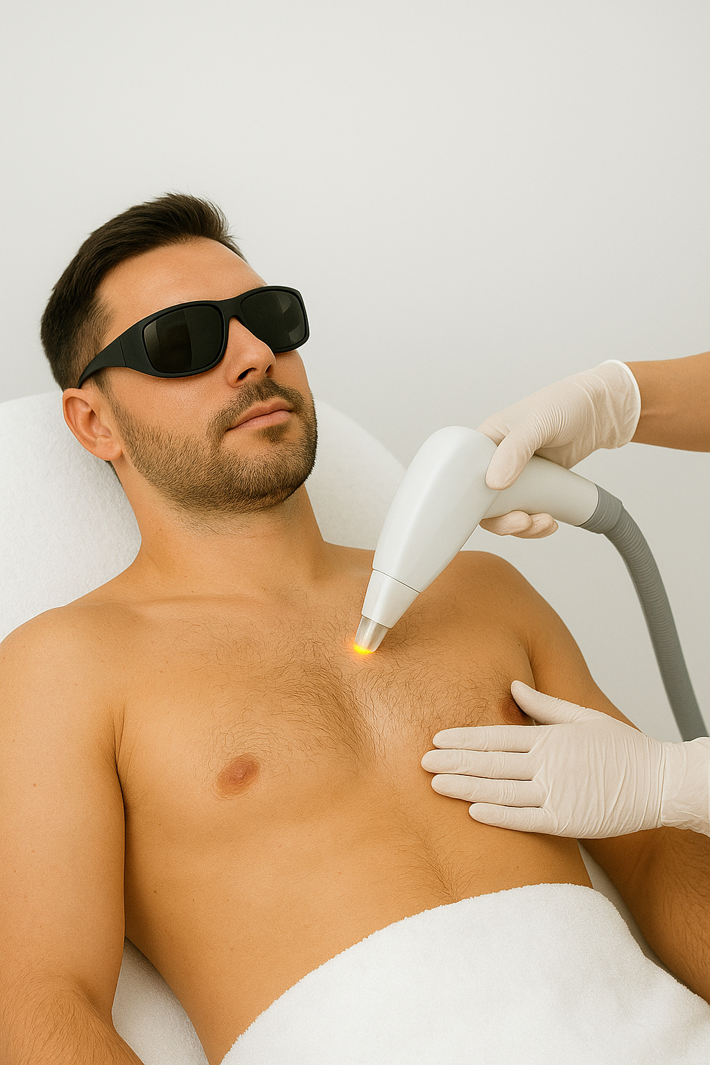 Men's laser hair removal