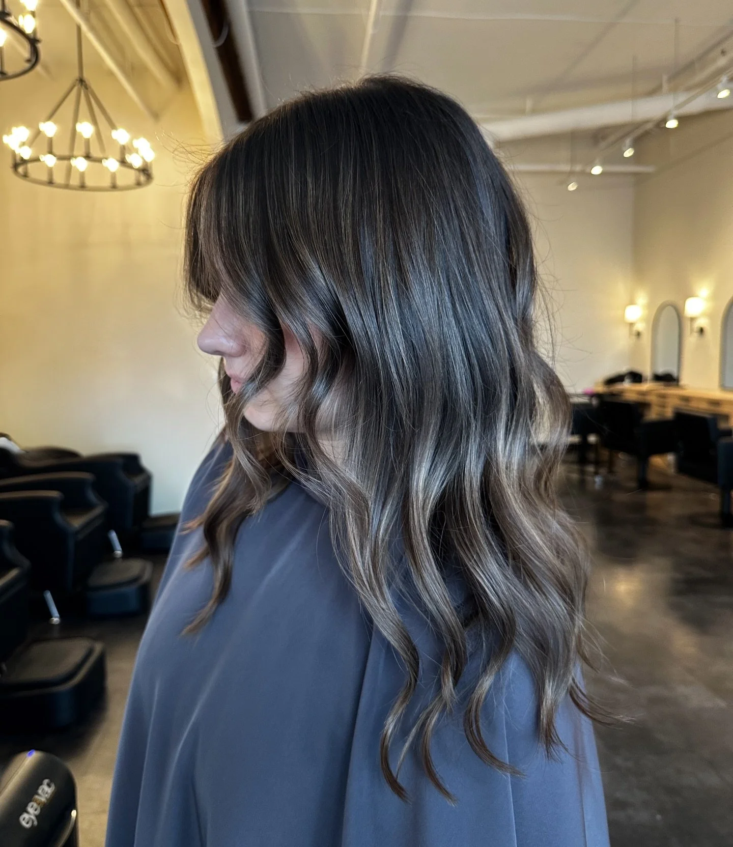 Soft + subtle brunette 🤎

We added soft highlights to the top to break up her root a little and toned everything down to be a cooler + darker blonde 🫶🏼