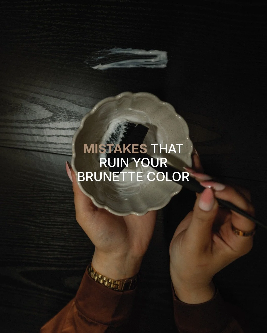 Here&rsquo;s the truth:
🤎 Blondes show damage.
🤎 Brunettes show tone shift.

The difference between color that lasts 3 weeks and color that lasts months comes down to how you care for it.

Save this for your routine 🫶🏼