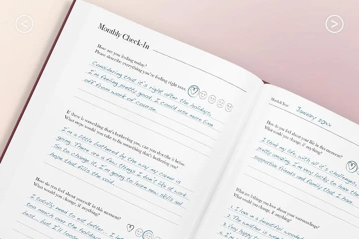 Get started with a monthly check-in:
Check in with “YOU” before the month begins.