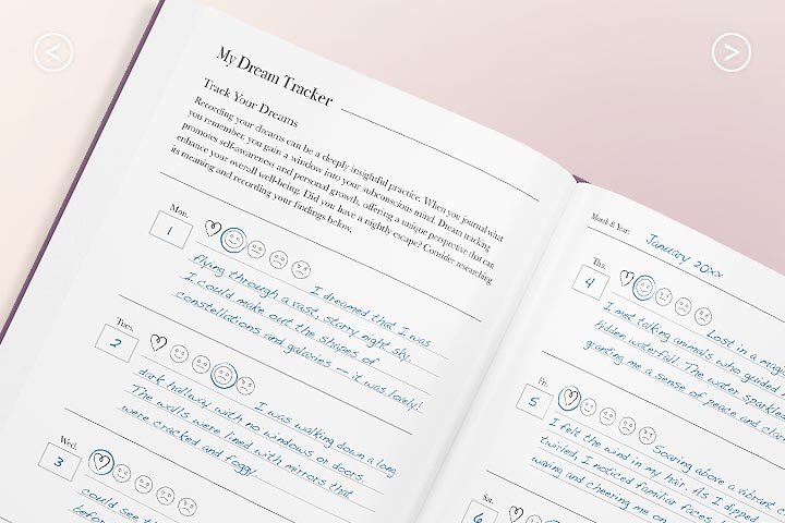 Record memorable dreams and thoughts:
Daydreams count! Don’t forget those.