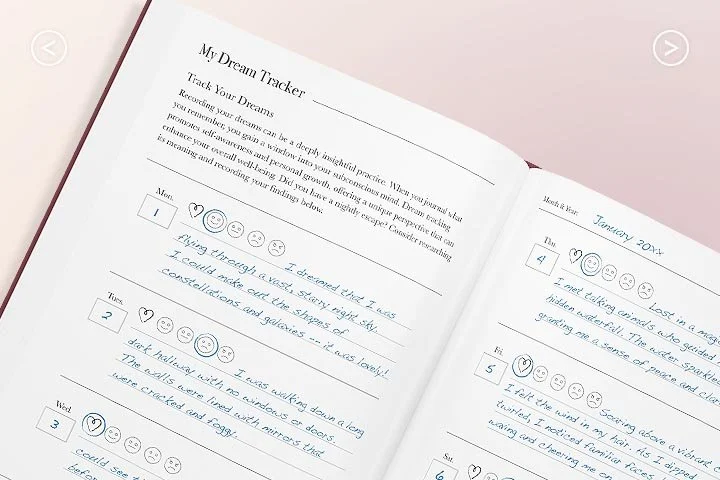 Record memorable dreams and thoughts:
Daydreams count! Don’t forget those.