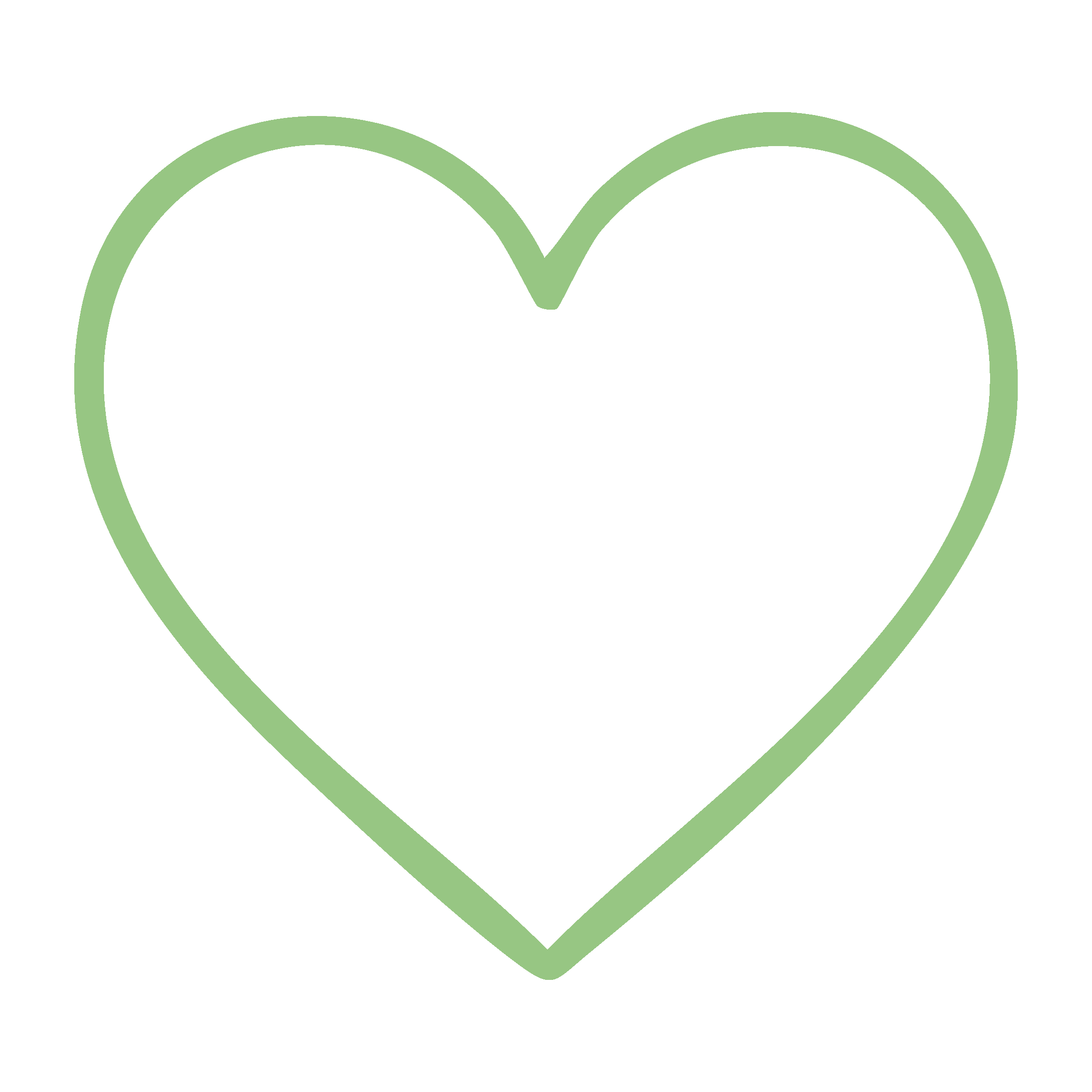 A black icon of a heart shape with a green outline and a checkmark inside, symbolizing health or wellness.
