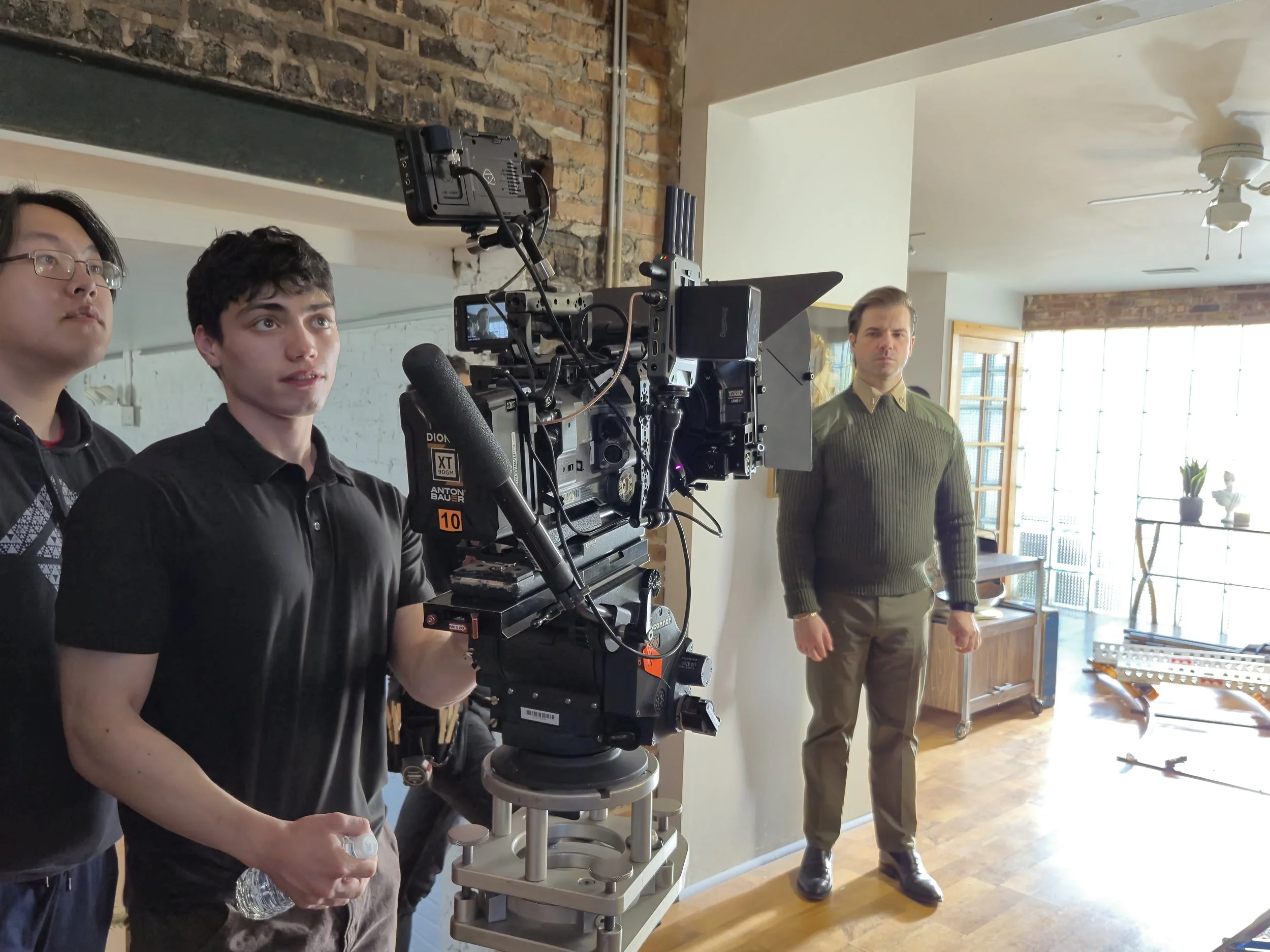Getting the hero shot of the antagonist. Through the exterior window are two Joker 800's through some soft frost just to cut off a bit of harsh lighting.