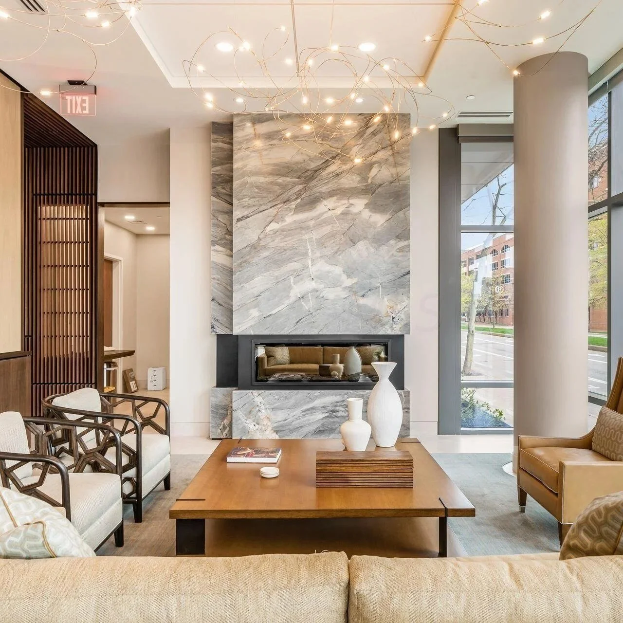 Condos at North Bank Lobby