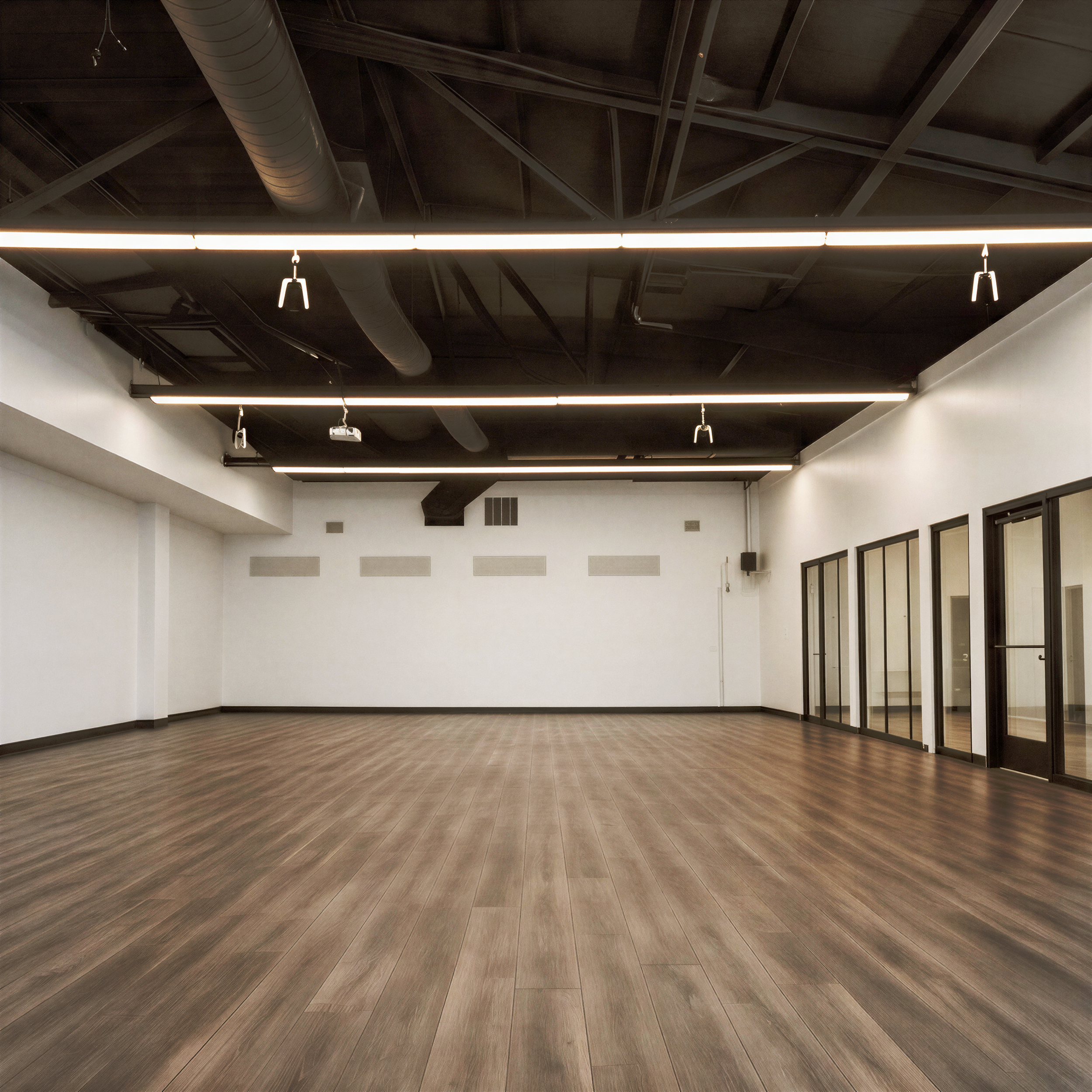 Large studio space.