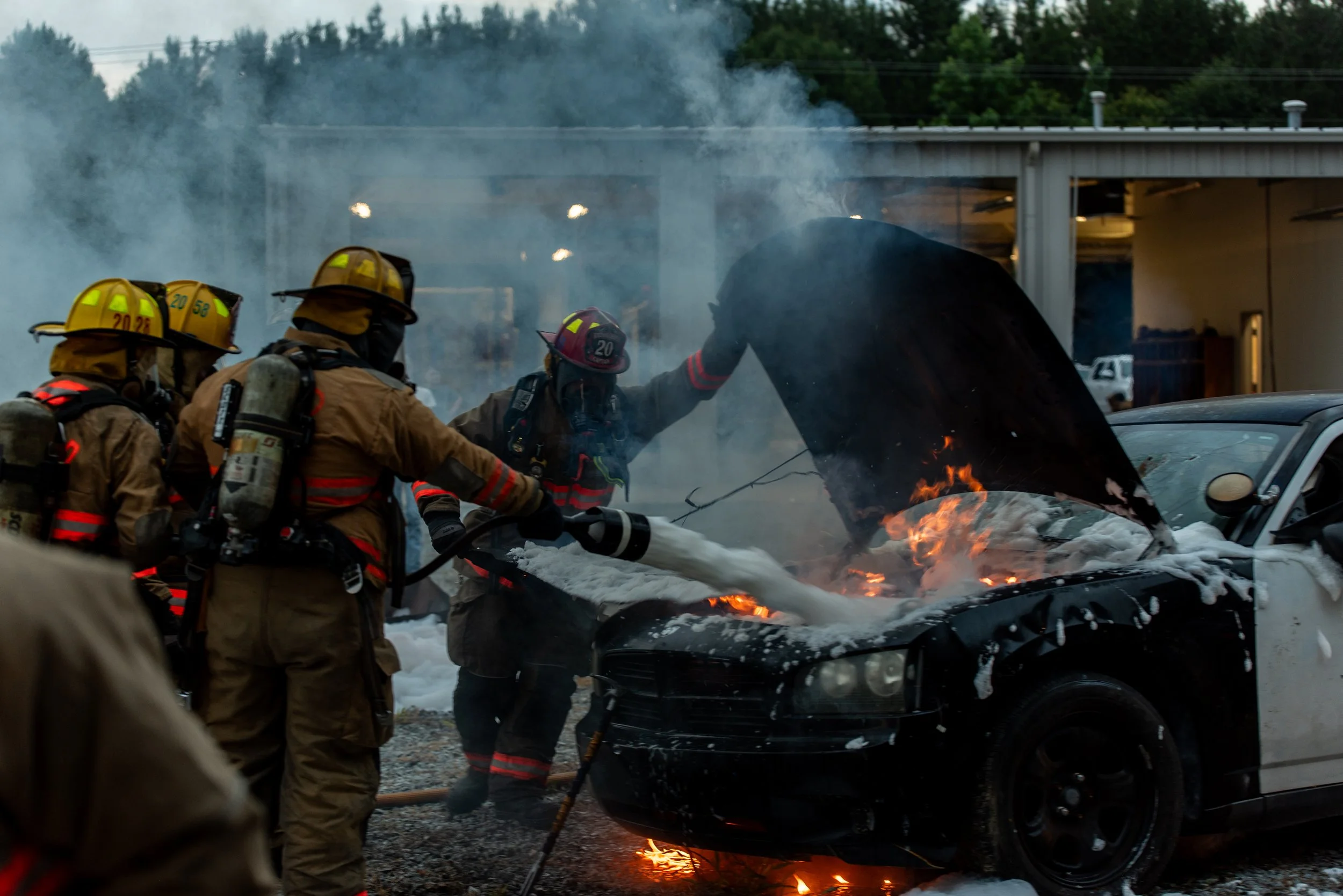 SoyFoam is used to fight fires