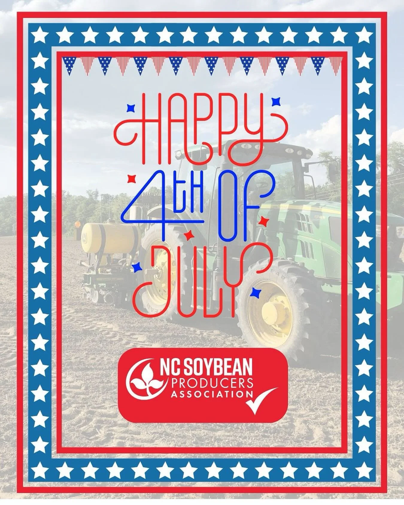 Celebrating all that we have today, including the American farmers who keep us well fed! Happy Independence Day!