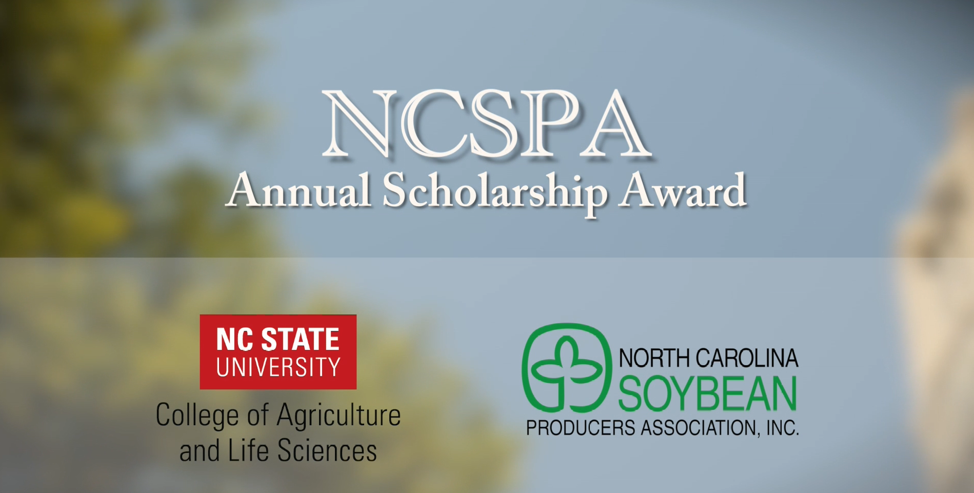 NCSPA 2015-2016 Soy Scholarship Video