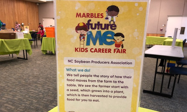 NCSPA shares story of agriculture at Marbles Kids' Museum "Future Me" career fair