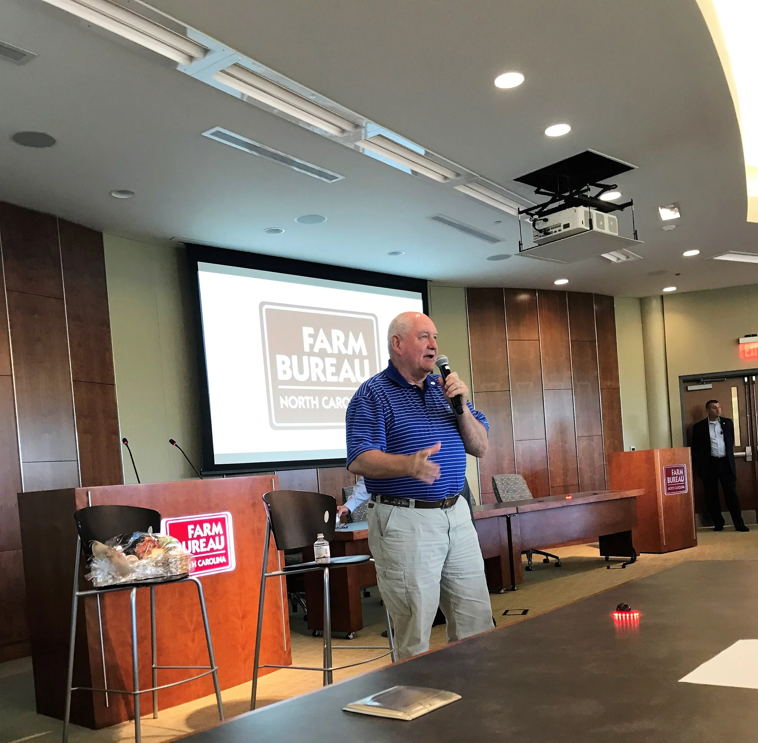 Sonny Perdue Visits NC