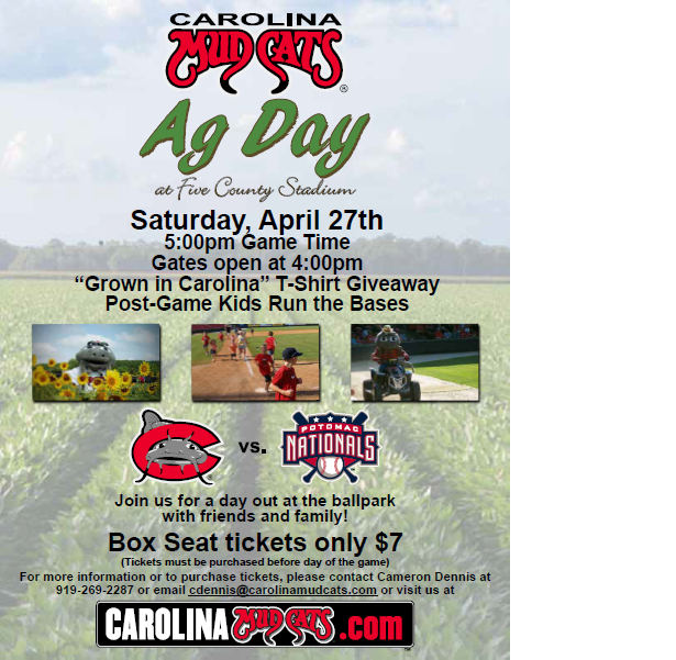 Ag Day at the Carolina Mudcats