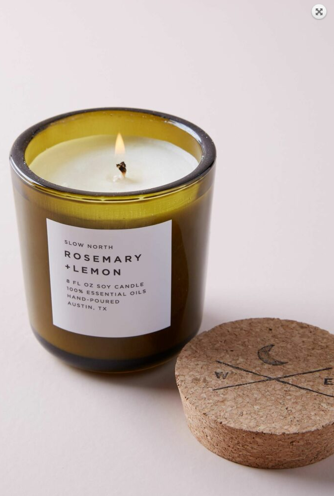 Candles with soybean oil produce less black soot and burn longer