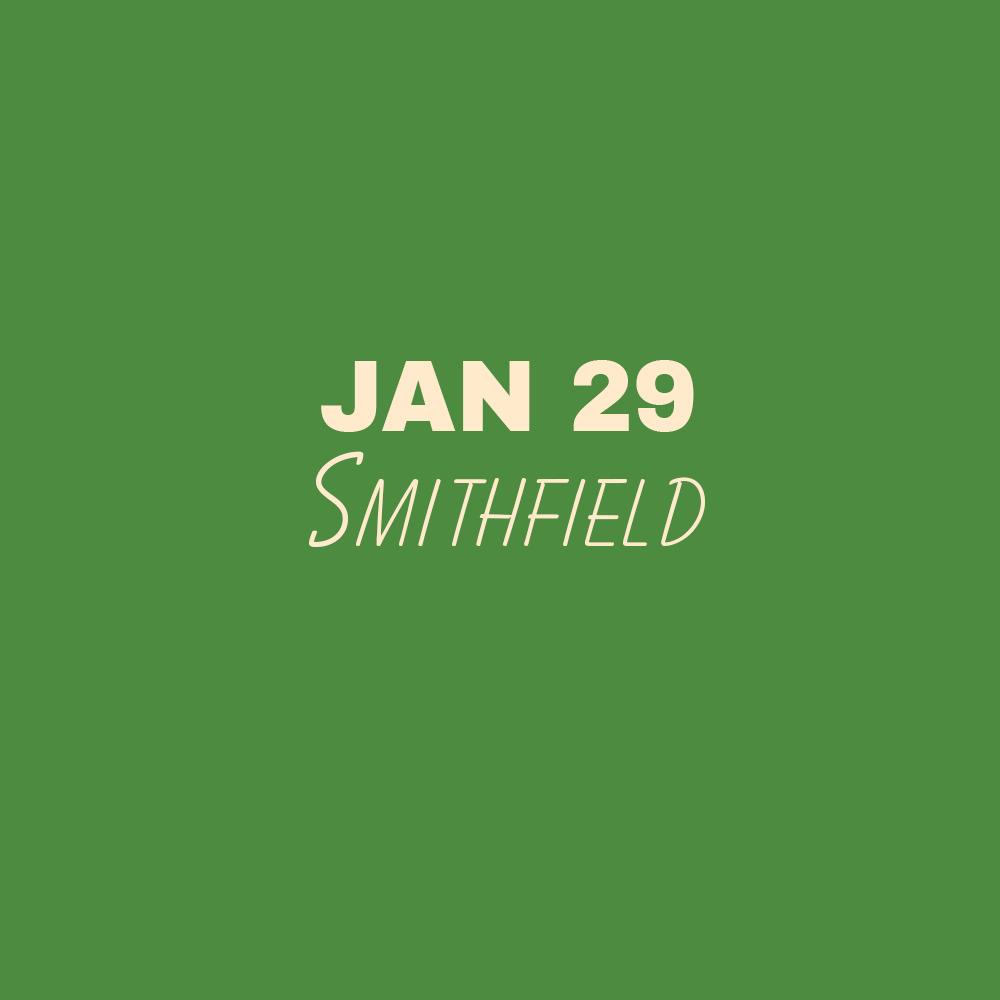 Soybean school  event date January 29 and location Smithfield.