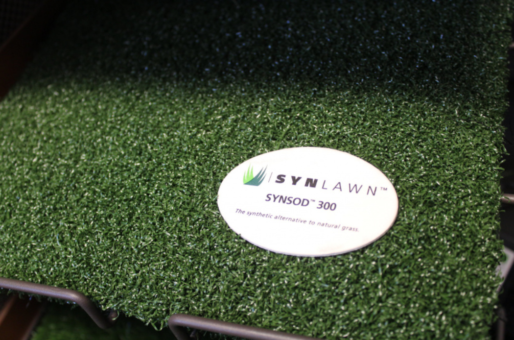 Turf grass designed with soybean oil