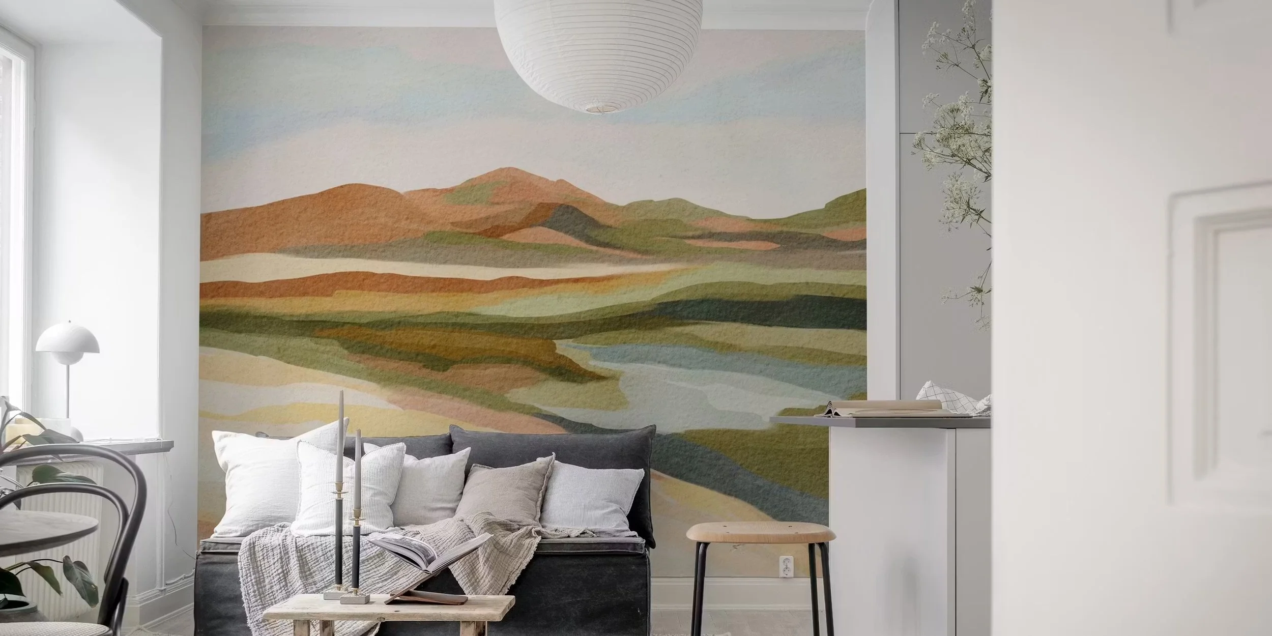 mountain wall mural