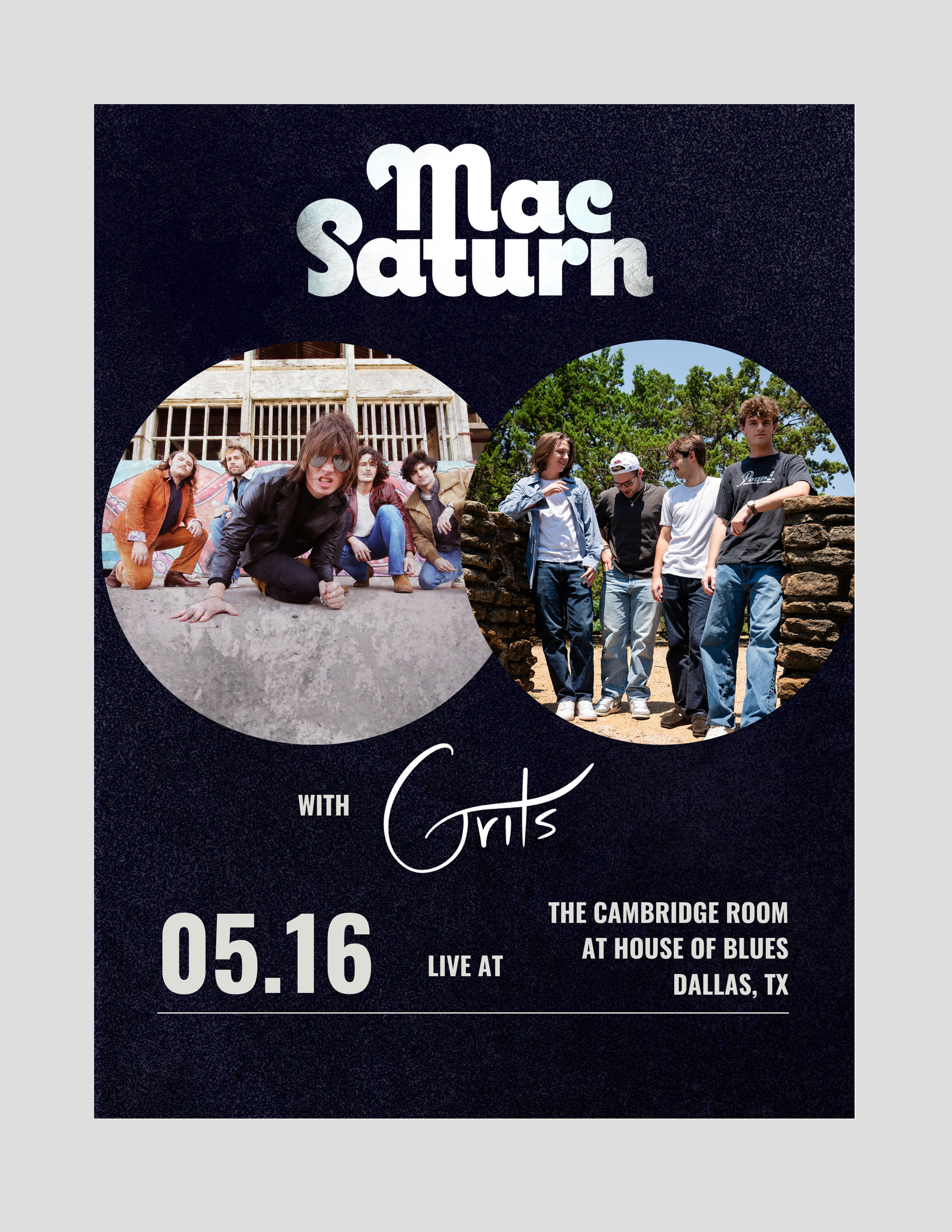 Mac Saturn w/ Grits @ The Cambridge Room HOB
