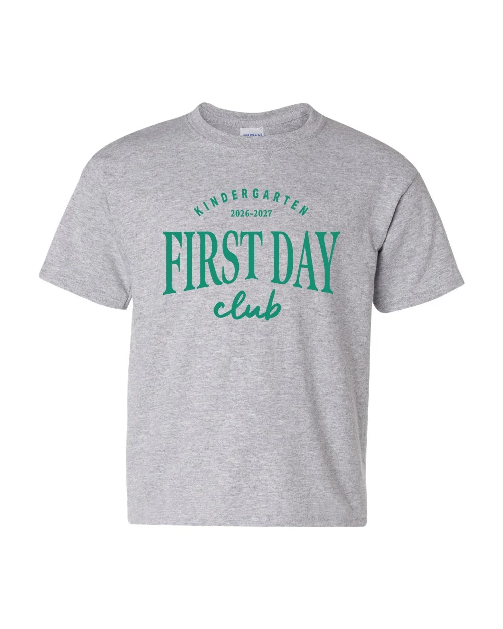 first day club toddler, youth, and adult sizes