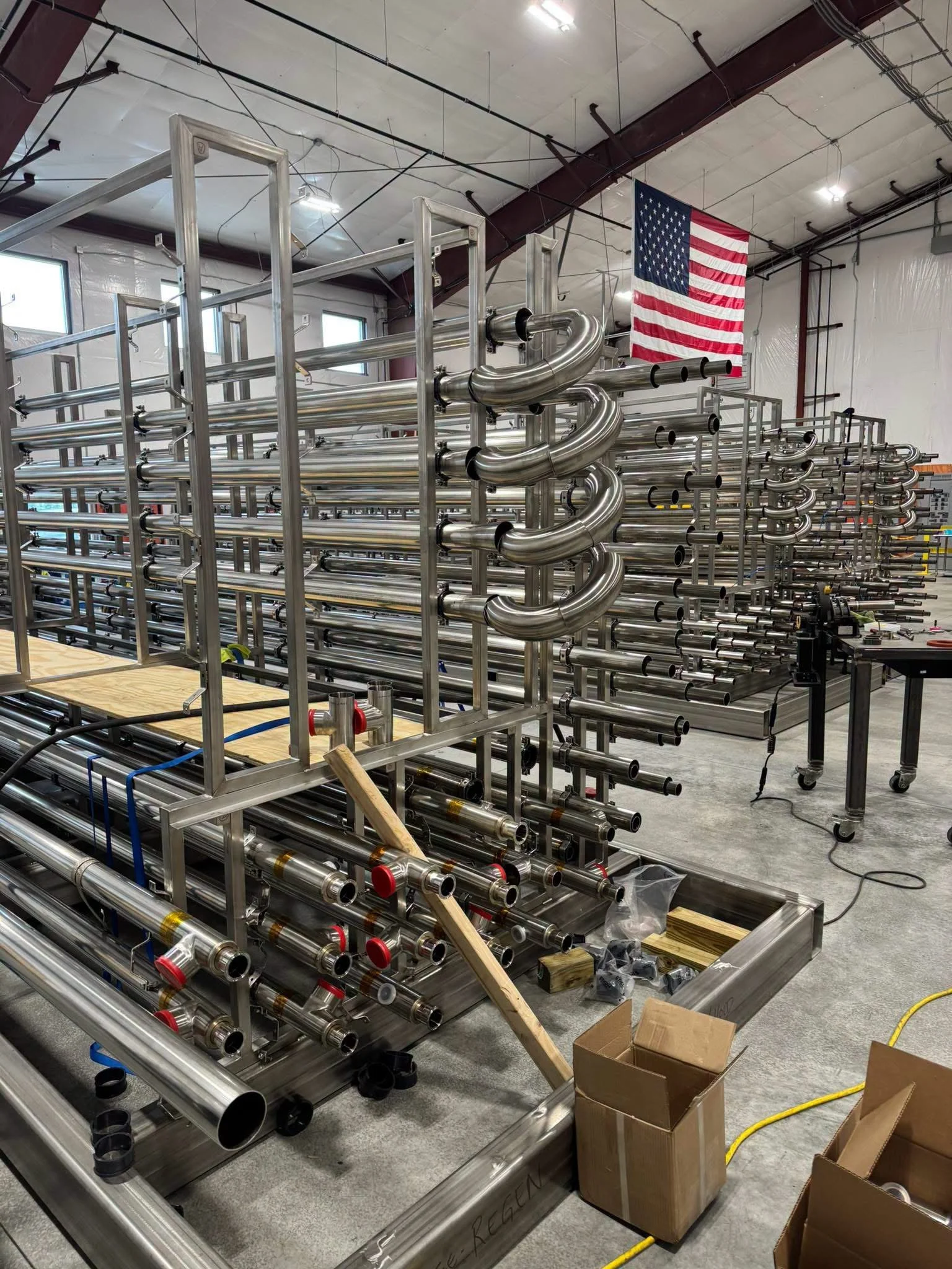 Stainless steel piping and fabrication project supported by CWI Services inspection and QA/QC