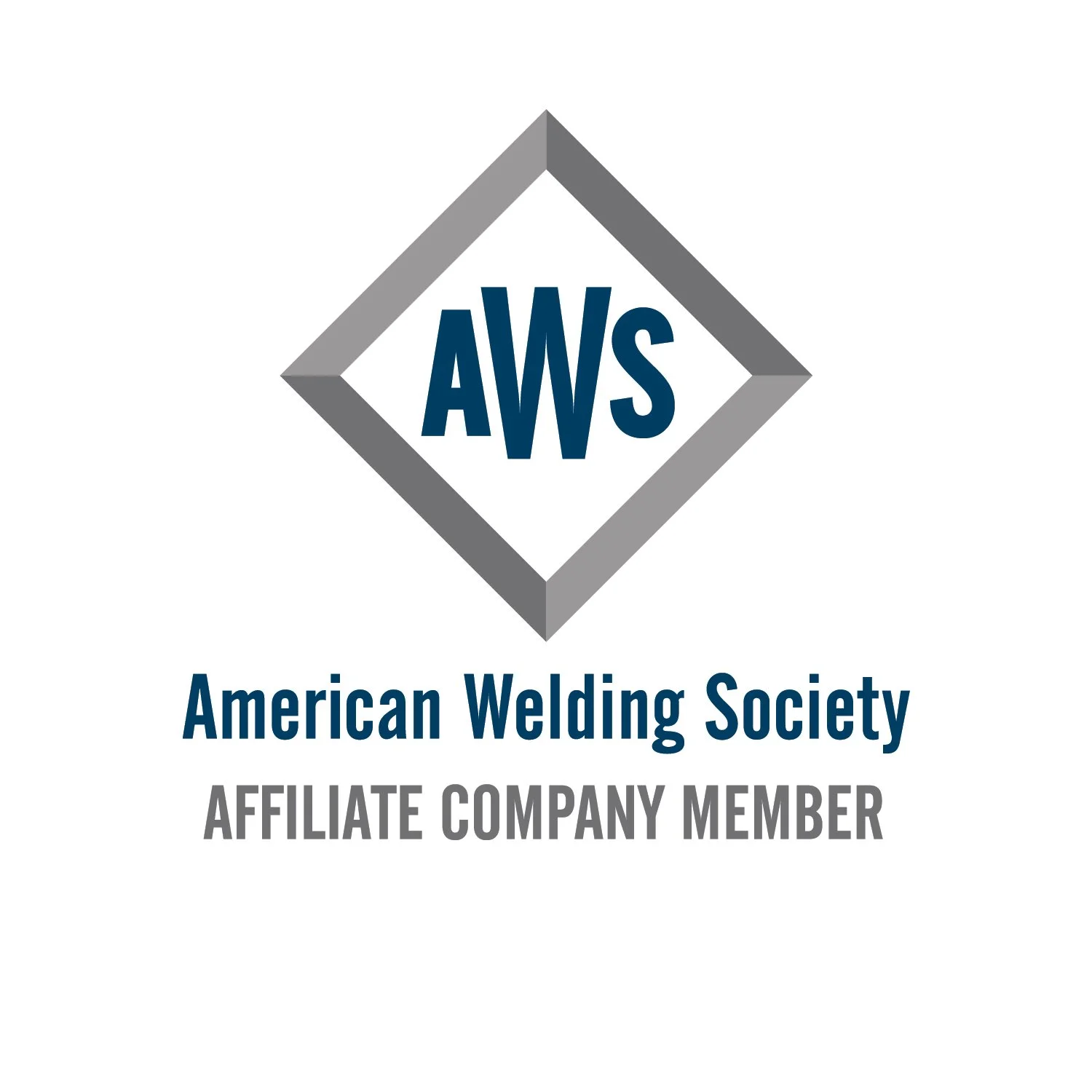 Logo of the American Welding Society with text indicating affiliate company membership.