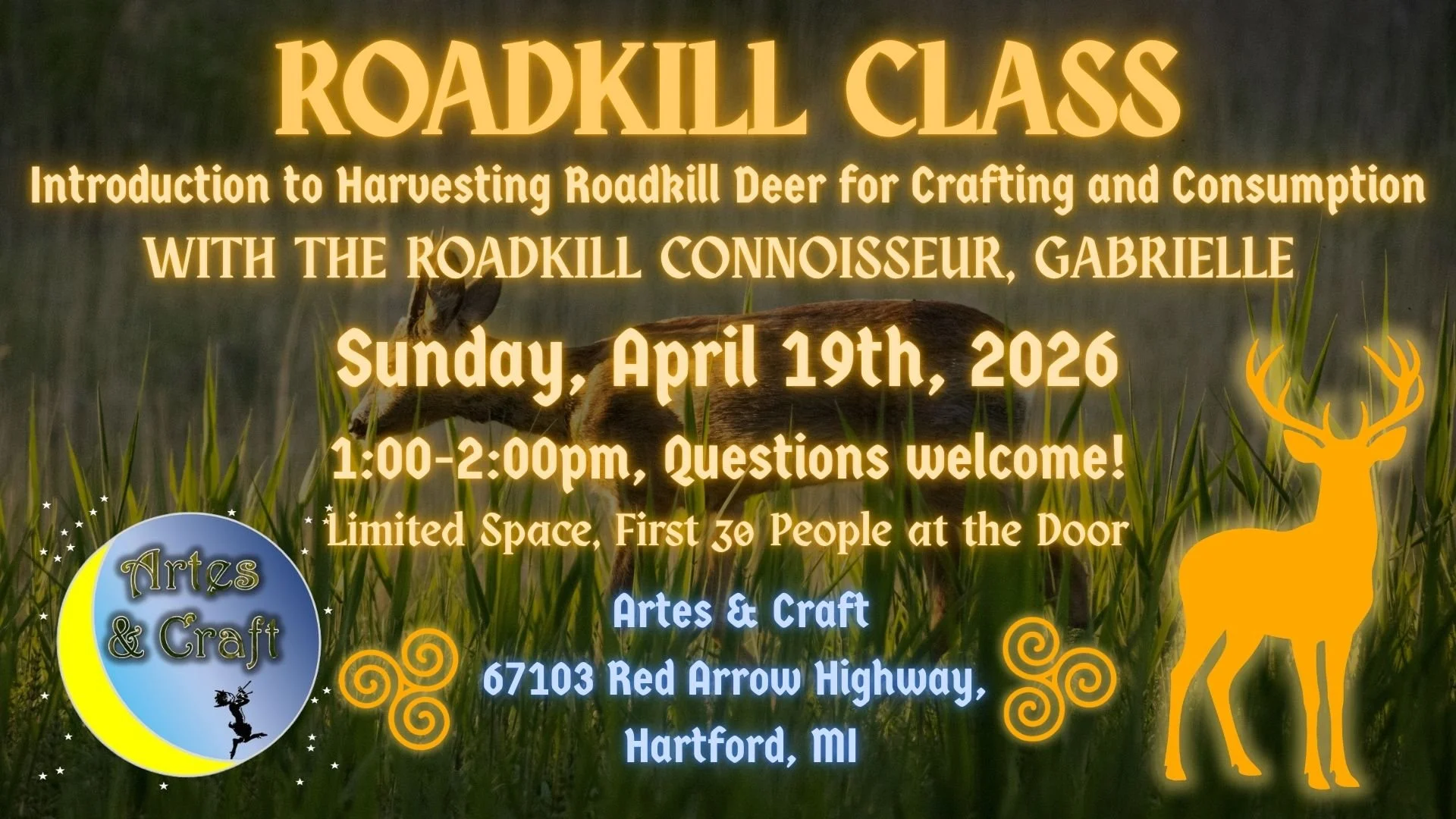 FREE: Introduction to Harvesting Roadkill Deer