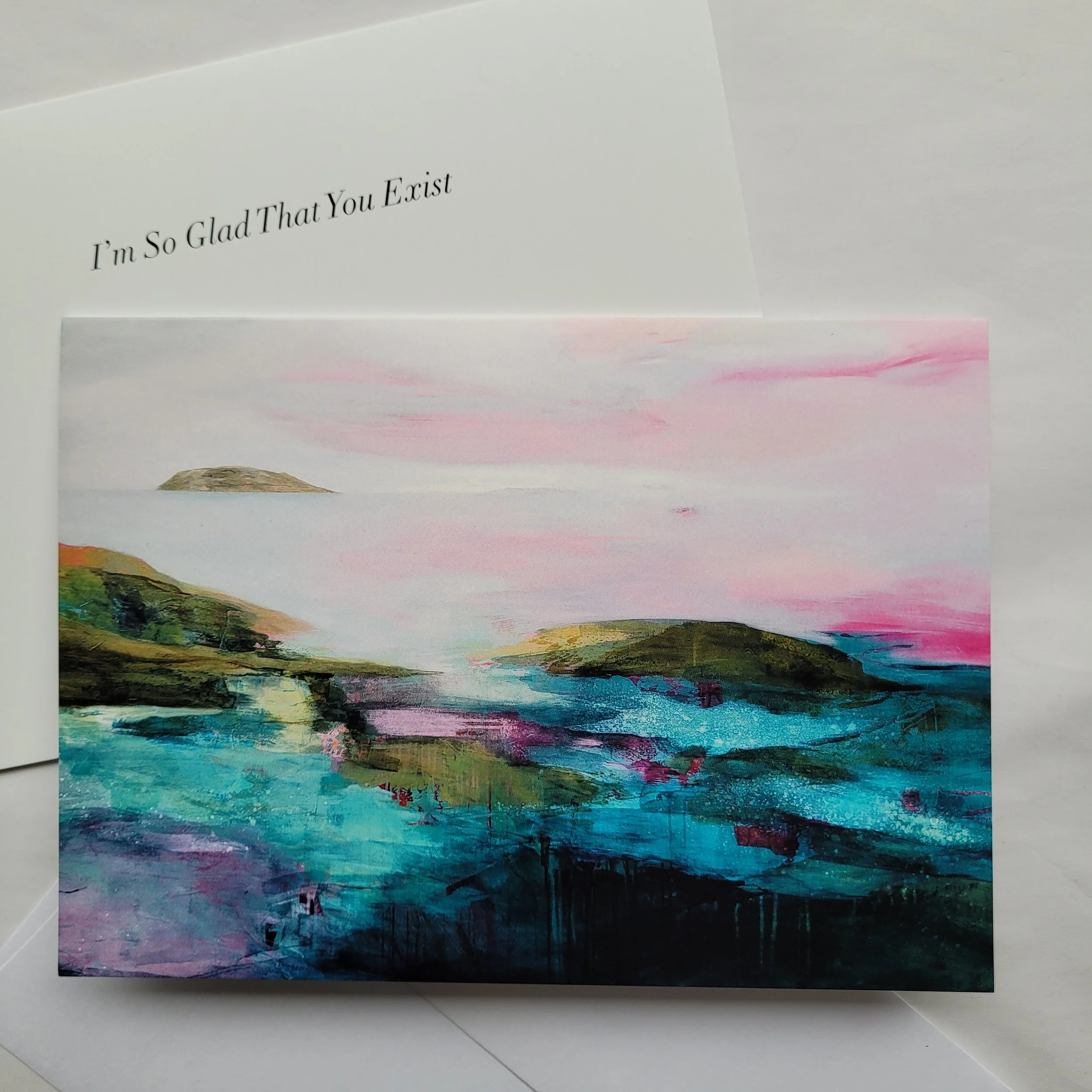 'Im So Glad That You Exist' greeting card