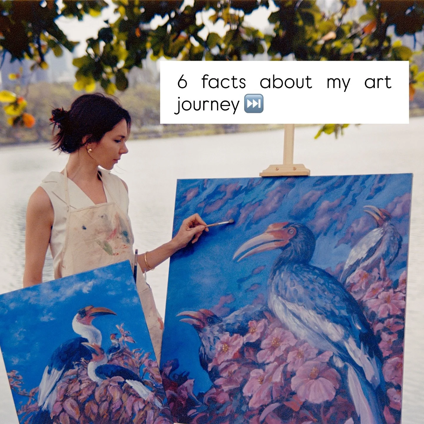 6 facts about me while you listen to this sick song 💁🏻&zwj;♀️ #artjourney