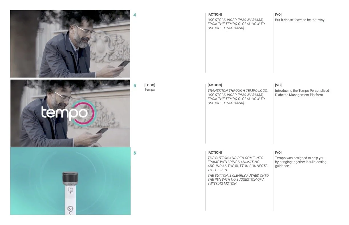 welcome video storyboard