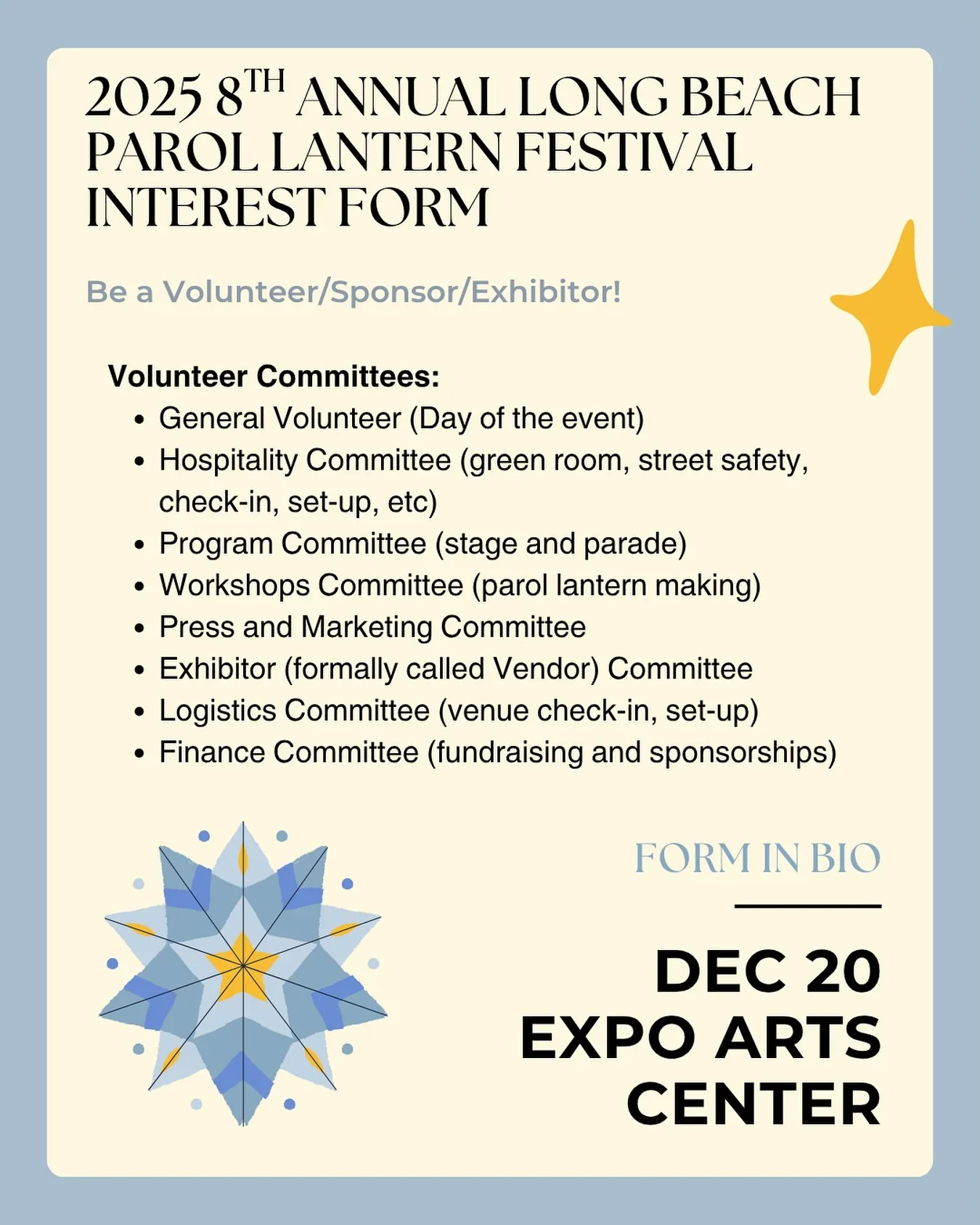 8TH ANNUAL LONG BEACH PAROL LANTERN FESTIVAL