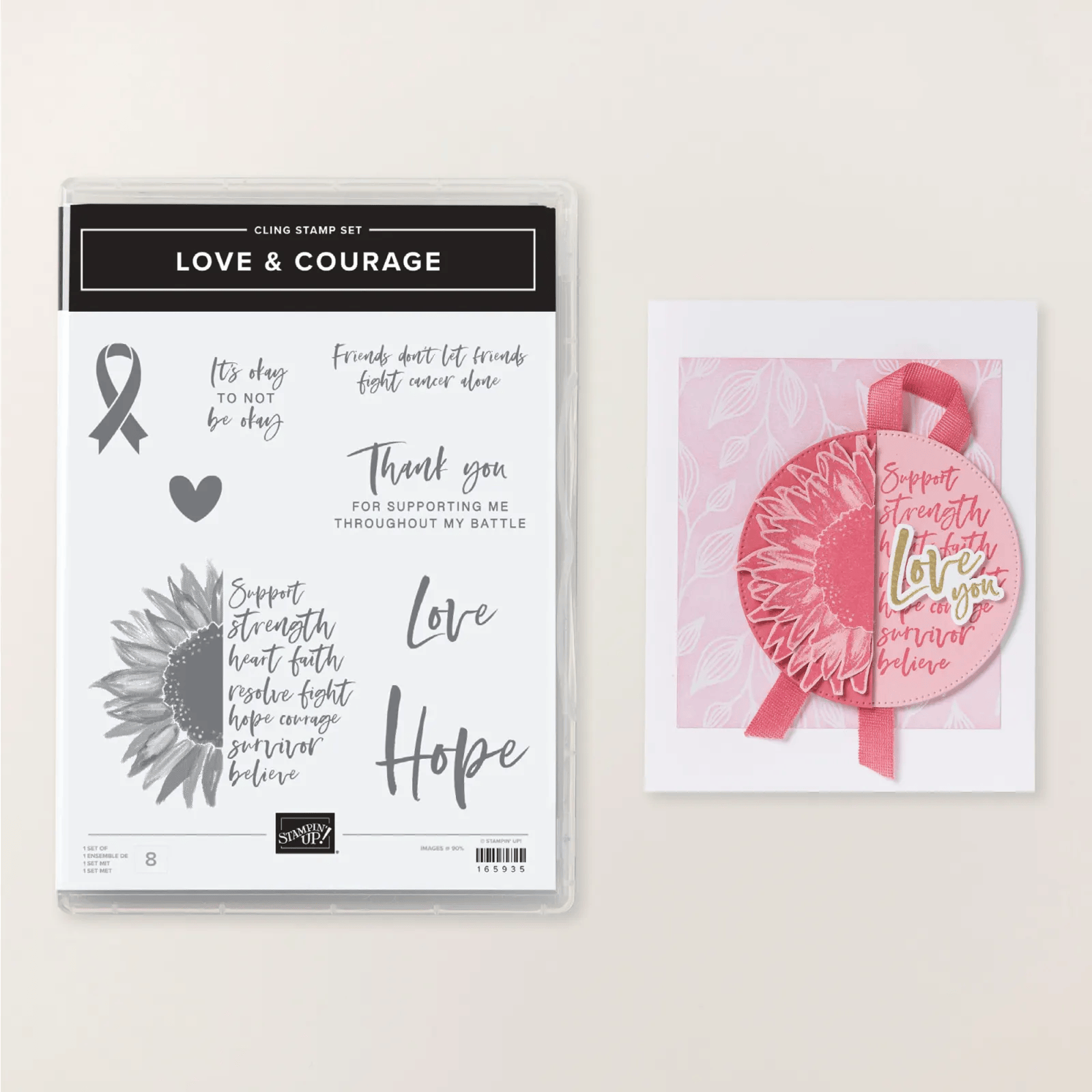 Stampin' Up! Love & Courage Stamp Set  and Card Sample