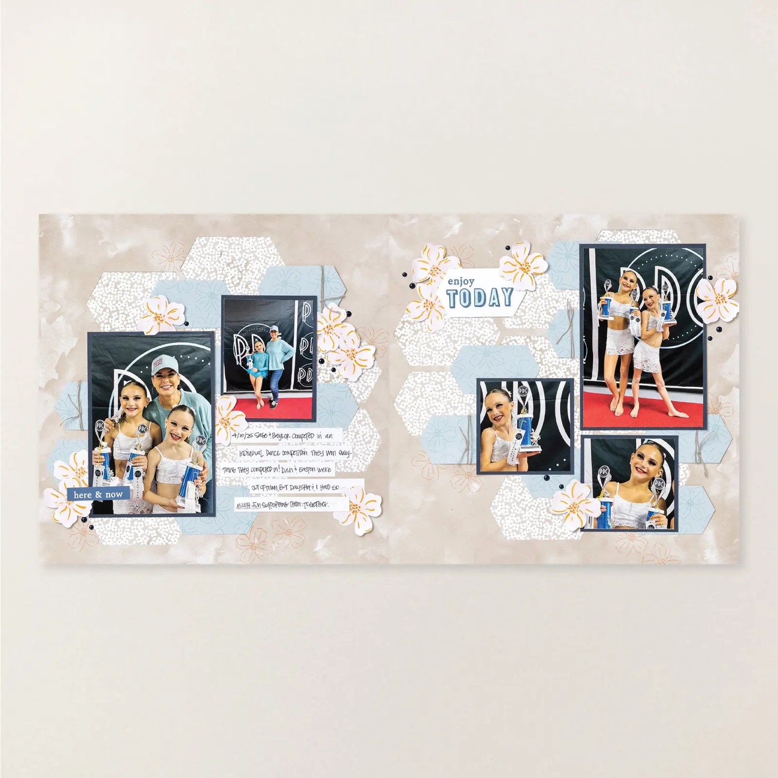 Stampin' Up! Enjoy Today Layout
