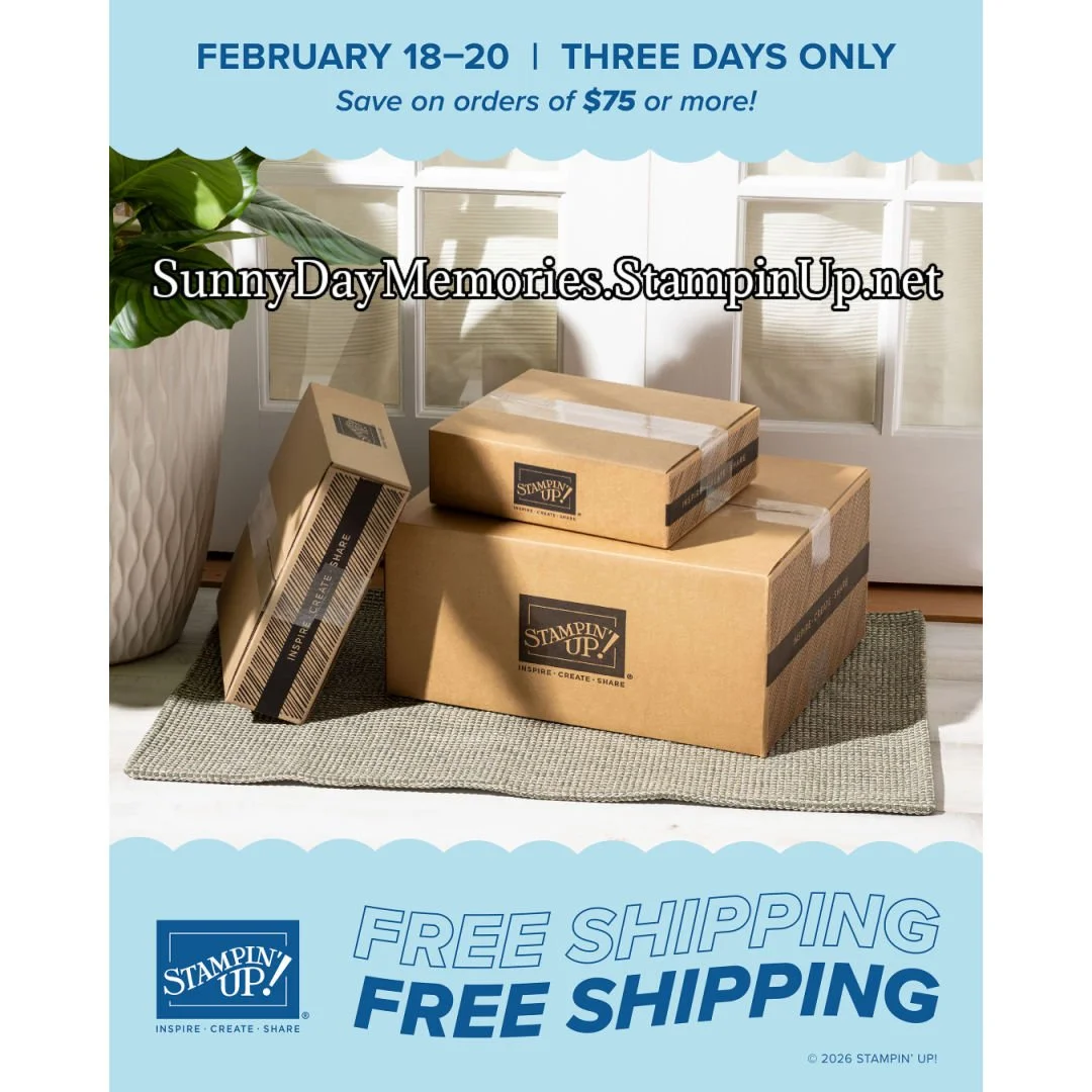 Free Shipping with Stampin' Up!